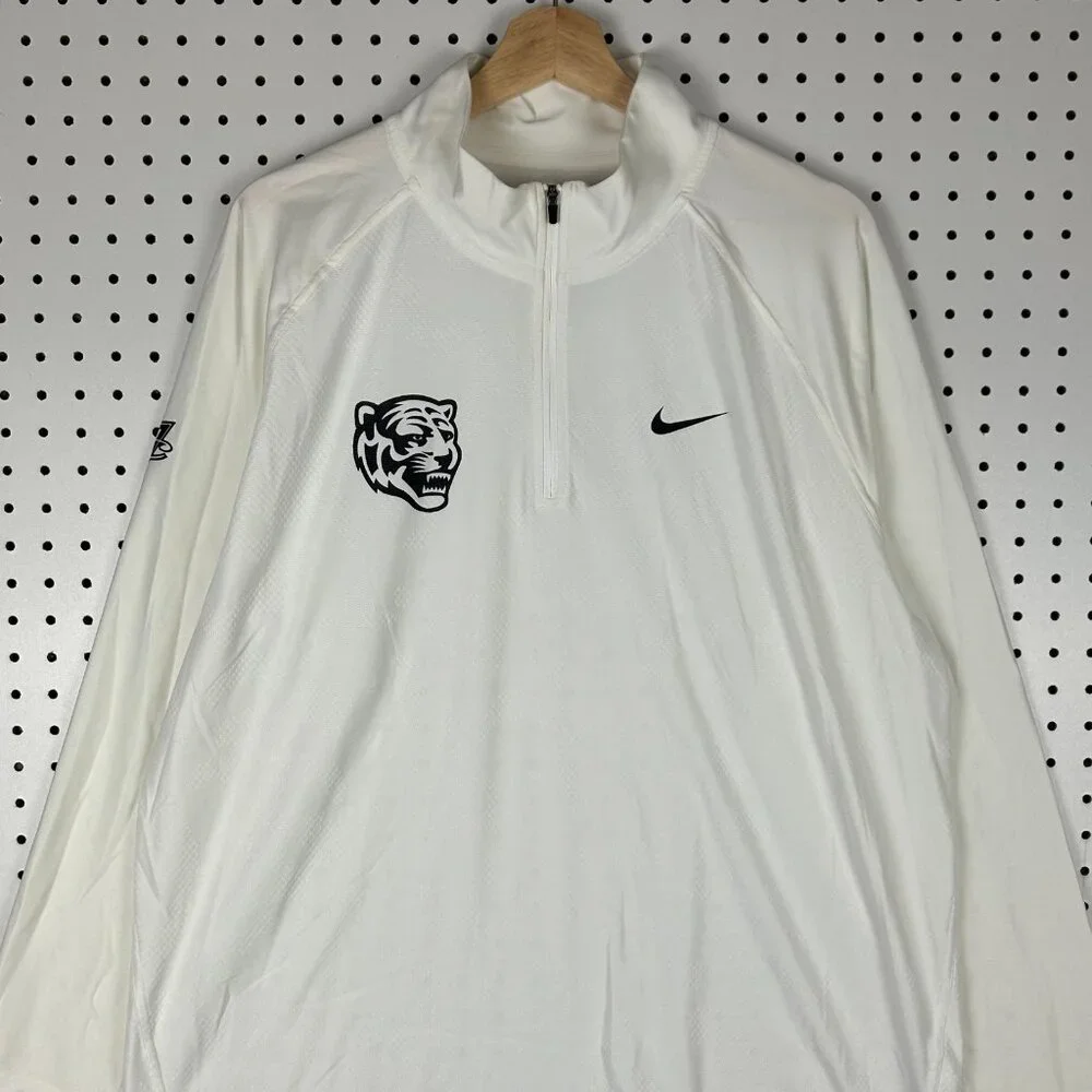 Nike 1 Cent‎ Memphis Tigers Quarter Zip XL White Camo Basketball Penny Hardaway